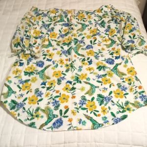 Old Navy floral dress 3 1/4 sleeve brand new